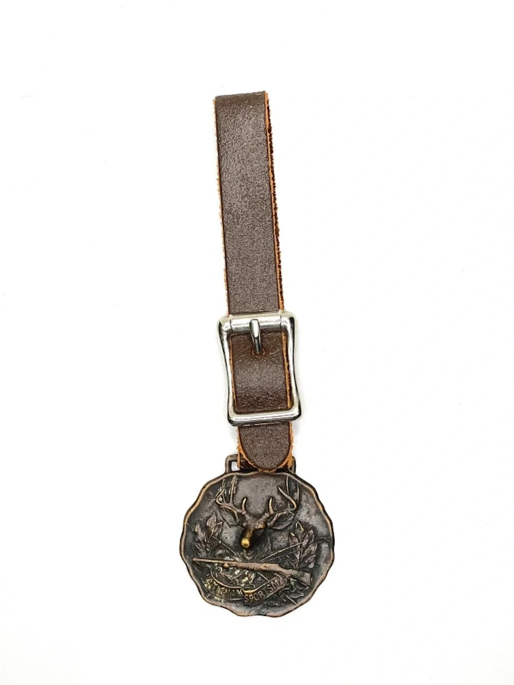 Vintage 1930's National Sportsman Magazine Pocket Watch Fob Collectible